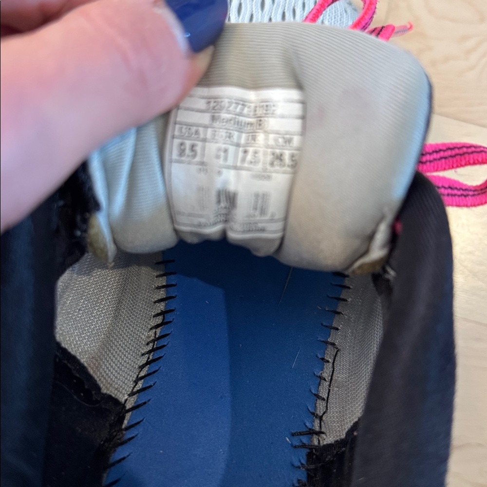 Brooks Womens Ghost 11 Gray Black Pink Shoes Athletic Sneakers-9.5-Read - Picture 6 of 9